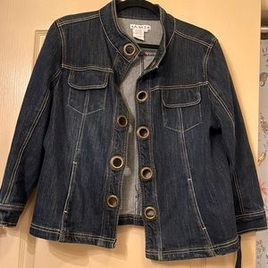 AMI XL dark wash denim jacket.
